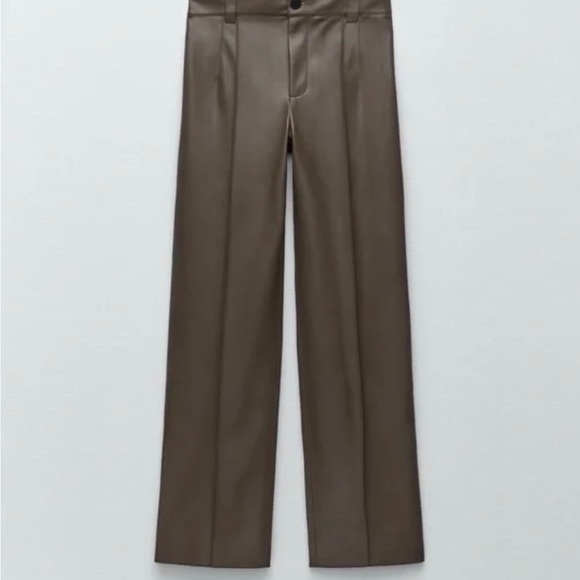 ZARA Faux Leather Pants *Blogger Favorite * - Picture 10 of 13